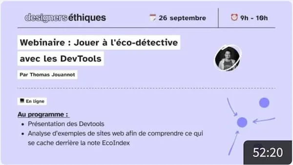 Jouer à l'éco-detective avec les DevsTools