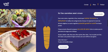 Screenshot of the Brawcoli website home page