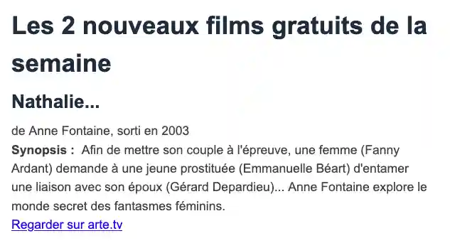 Description du film 