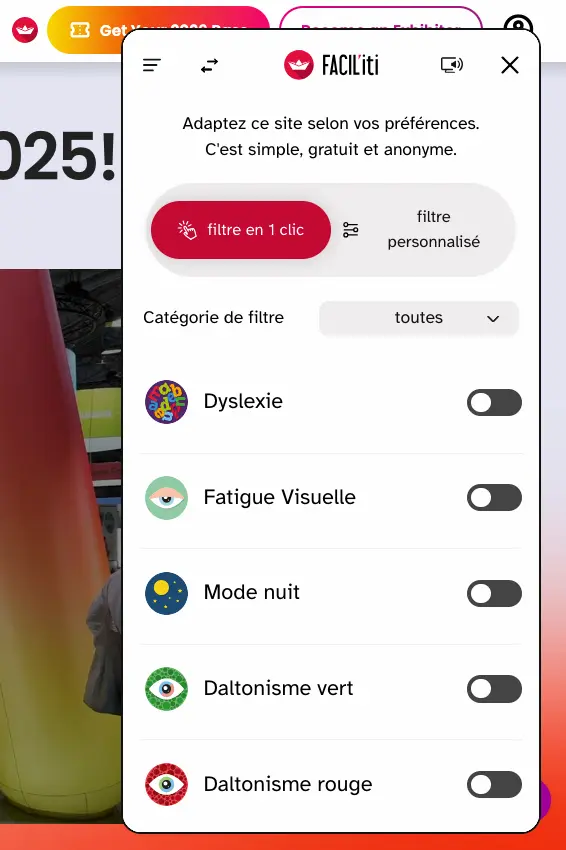Plugin Facil'ITI permettant de régler les paramètres d'affichage du site mais mal implémenté