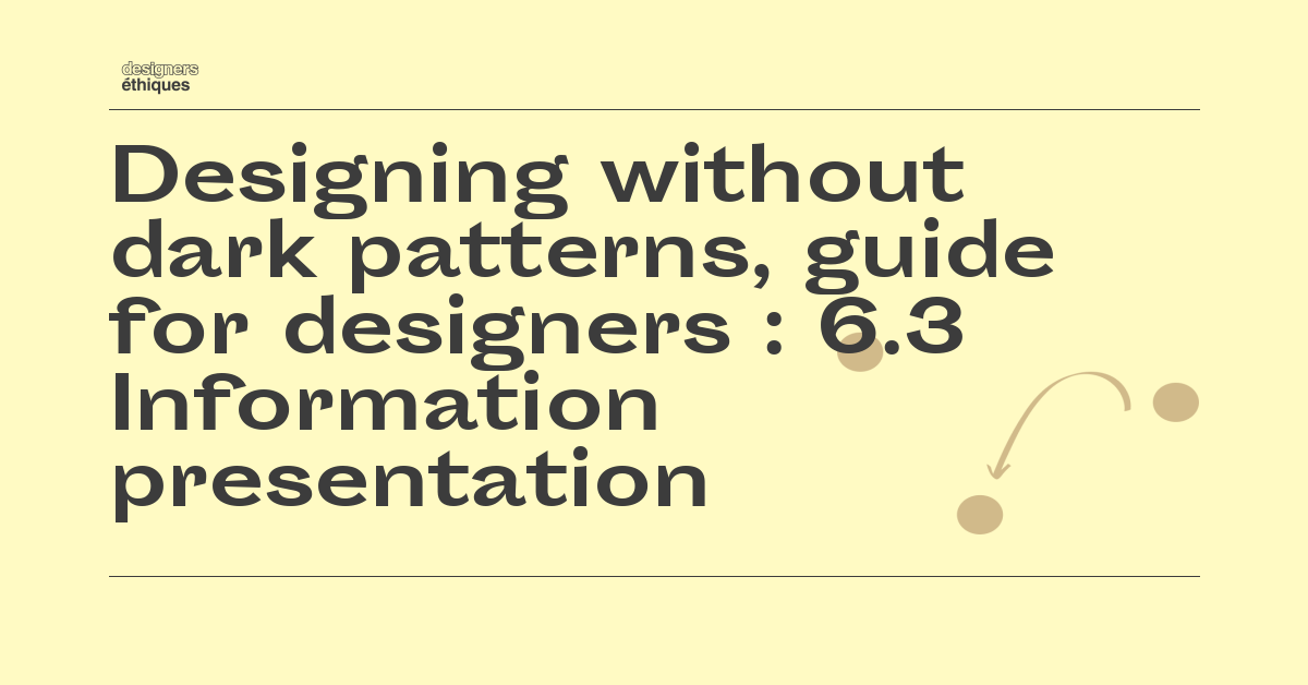 6.3 Information presentation / Topics / Persuasive design / Designing ...